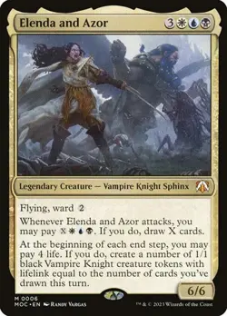 Elenda and Azor Standard Commander: March of the Machine NM MTG - Image 1
