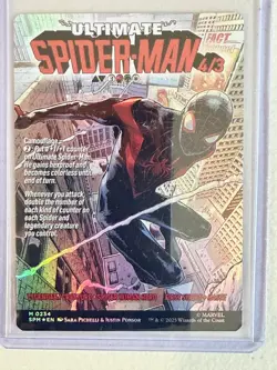 Magic The Gathering - Miles Morales Borderless Foil #0234 - Image 1
