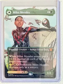 Magic The Gathering - Miles Morales Borderless Foil #0234 - Image 2
