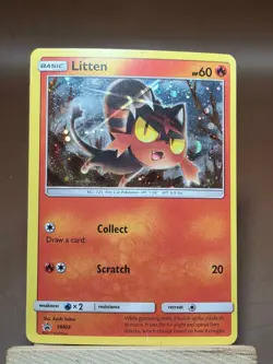 HP/DMG Pokemon TCG Litten SM Black Star Promo SM08 Promo - Image 1