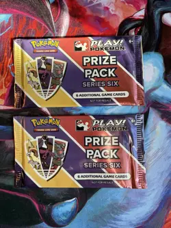 Two Play! Pokemon Prize Pack Series Six Booster Packs - Image 1