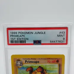 1999 POKEMON JUNGLE 1ST EDITION #43 PRIMEAPE PSA 9 - Image 3