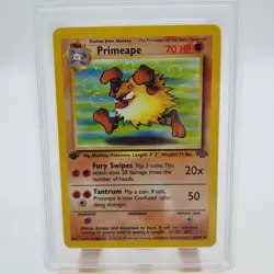1999 POKEMON JUNGLE 1ST EDITION #43 PRIMEAPE PSA 9 - Image 4