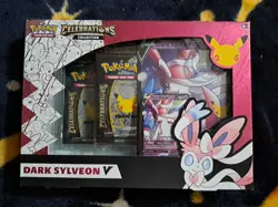 Pokemon TCG 25th Anniversary Celebrations Dark Sylveon V Collection Box | Sealed - Image 1