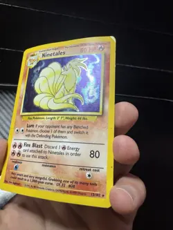 Ninetales 012/102 Base Set Holo Rare Pokemon TCG Vintage - Image 3
