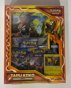 Pokemon Tapu Koko Sun & Moon Collection Box Factory Sealed - Image 1