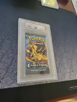 Pokemon: Mega Charizard Y Artwork XY Evolutions 2016 Unopened Pack - PSA 9 MINT - Image 5