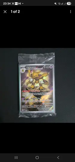 Pokemon TCG Riolu MEP 010 Tyranitar promo, alakazam pkc promo - Image 4