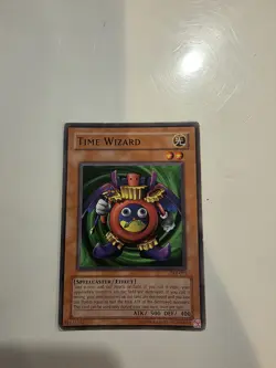 1x Time Wizard SDJ-015 YuGiOh Card 1st LP Free Shipping - Image 1