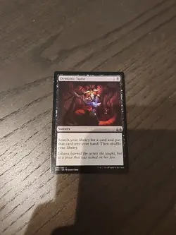 Demonic Tutor Duel Deck Magic the Gathering Card Sorcery - Image 1