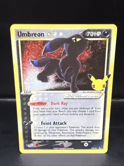 Pokemon TCG Umbreon Star Celebrations Classic Collection Card 17/17 - Image 2