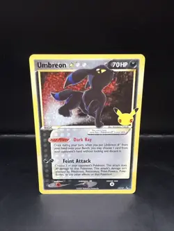 Pokemon TCG Umbreon Star Celebrations Classic Collection Card 17/17 - Image 3