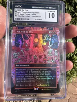 MTG All Will Be One RAINBOW FOIL Secret Lair Drop Series 1888 CGC 10 Teagle 🔥 - Image 1