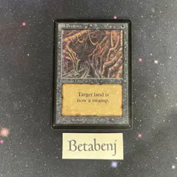 1x MTG Beta Evil Presence from Estate Collection - Image 1