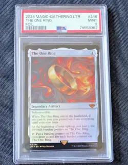 The One Ring FOIL 246 M PSA 9 Gem Mint MTG Lord of the Rings - Image 1