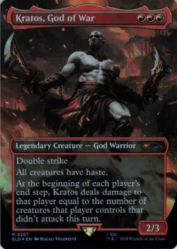 MTG Kratos, God of War (2207) | NM Foil | Secret Lair God of War {SLD} - Image 2