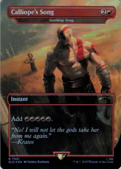 MTG Calliope's Song (7051) | NM Foil | Secret Lair God of War {SLD} - Image 2