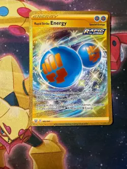 Rapid Strike Energy 182/163 Secret Rare Battle Styles Pokemon TCG - Image 1