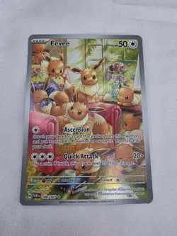 Pokemon TCG Eevee Card Twilight Masquerade IR 188/167 Near Mint Condition - Image 1