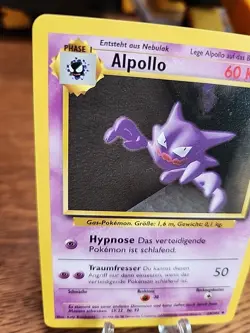 Alpollo (Haunter GERMAN) 29/102 Base Set Unlimited Vintage Pokemon TCG - Image 2