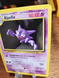 Alpollo (Haunter GERMAN) 29/102 Base Set Unlimited Vintage Pokemon TCG - Image 3