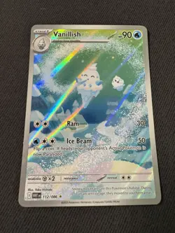 VANILLISH 112/086 WHITE FLARE - POKEMON TCG Illustration Rare IR English - Image 1
