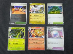 Festival Grounds Play Pokemon League Promo Stamp + 5 Prize Pack Series 8 Holos - Image 1