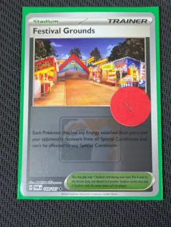 Festival Grounds Play Pokemon League Promo Stamp + 5 Prize Pack Series 8 Holos - Image 3