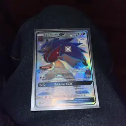 Pokemon TCG Zoroark GX Hidden Fates Shiny Holo Secret Rare Card 77a/73 - Image 2