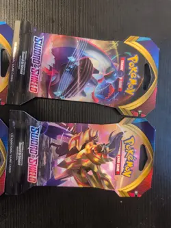 Pokemon Sword and Shield Base Set - 4 Sleeved Booster Packs NEW FULL ART SET - Image 2