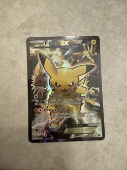 Pikachu EX XY124 XY Black Star Promo Pokemon TCG English Lp - Image 1