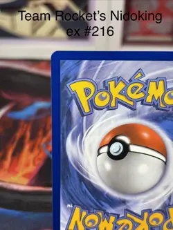Pokemon 2025 SV Destined Rivals Team Rockets Nidoking EX 216 UR & RR 119 NM - Image 3