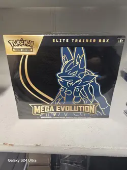 Pokemon TCG Mega Evolution Lucario ETB Elite Trainer Box NEW - Image 1
