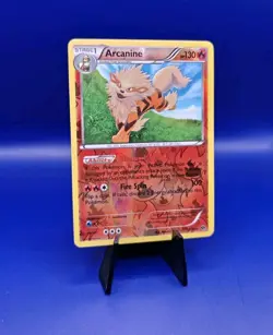Arcanine 12/99 Reverse Holo Rare B&W Next Destinies Pokemon Card TCG 2012 - Image 2