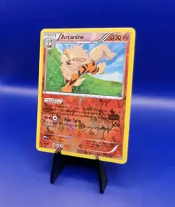 Arcanine 12/99 Reverse Holo Rare B&W Next Destinies Pokemon Card TCG 2012 - Image 3