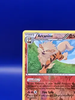 Arcanine 12/99 Reverse Holo Rare B&W Next Destinies Pokemon Card TCG 2012 - Image 4