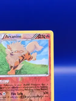 Arcanine 12/99 Reverse Holo Rare B&W Next Destinies Pokemon Card TCG 2012 - Image 5