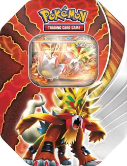 Pokemon Tin Paradox Destinies - Gouging Fire Ex (TIN OPEN/BOOSTERS SEALED) - Image 1