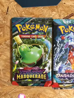 Pokemon Tin Paradox Destinies - Gouging Fire Ex (TIN OPEN/BOOSTERS SEALED) - Image 3