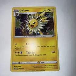 Pokemon Sword & Shield SWSH094 Jolteon Black Star Promo NM Condition - Image 1