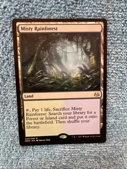 MTG English Misty Rainforest NM Modern Masters 2017 #240/249 - Image 1