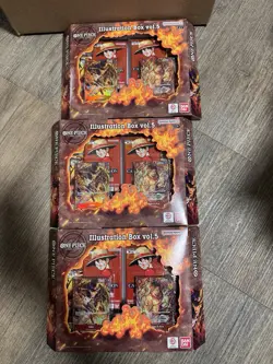 One Piece Card Game: Illustration Box Volume 5 Sealed (Lot of 3) - Image 1