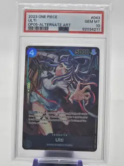 One Piece - Ulti - SR Alternate Art - OP05-043 - PSA 10 - Image 1