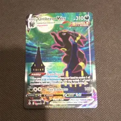 Pokemon Umbreon VMAX Alternate Art Secret Rare 215/203 Evolving Skies Holo 310HP - Image 1