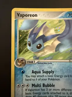 Pokemon TCG Unseen Forces Vaporeon 19/115 Rare Holo Near Mint - Image 4