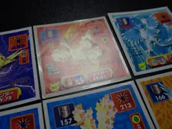 Pokemon Amada Sticker Non Holo x6 Zapdos Moltres Articuno #6117 - Image 3