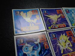 Pokemon Amada Sticker Jolteon Flareon Vaporeon Zapdos Articuno Moltres etc #6116 - Image 2