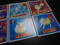 Pokemon Amada Sticker Jolteon Flareon Vaporeon Zapdos Articuno Moltres etc #6116 - Image 5