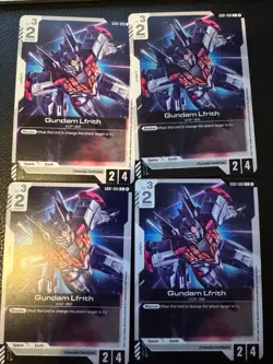 Lfrith GD01-086 Gundam Card Game GCG TCG x4 Newtype Rising Playset - Image 1