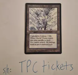 Glacial Chasm - Ice Age - Magic MTG card - Lightly Played LP - TCG Value $20 - Image 1